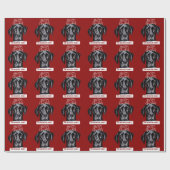 家族やビジネスでかわいいグレートデン|過去記事 ラッピングペーパー (フラット)