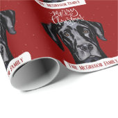 家族やビジネスでかわいいグレートデン|過去記事 ラッピングペーパー (ロールコーナー)