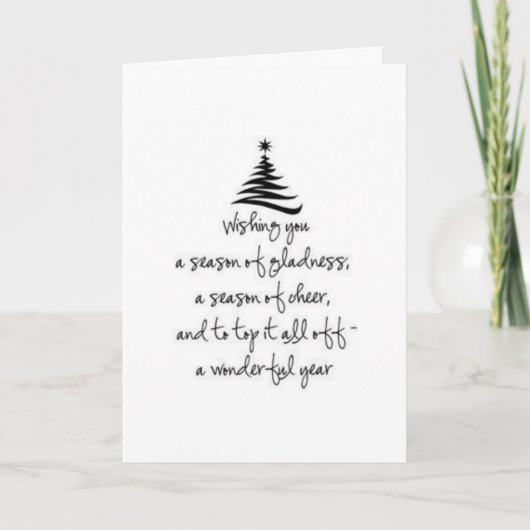 家族や友人がクリスマスに「そう親愛で開かれる」 カード (正面)