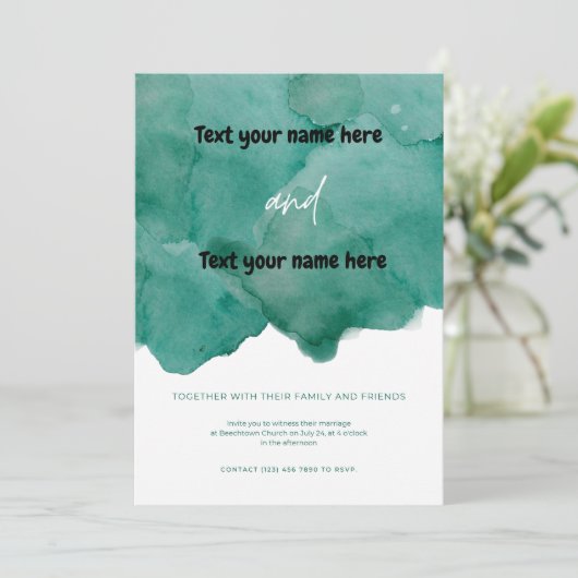 家族や友人と共に 招待状 (スタンド正面)