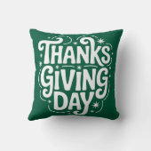 家族や友祝人との感謝祭 クッション (裏面)