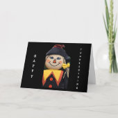 家族や友達と一緒に感謝祭を祝う カード (正面)