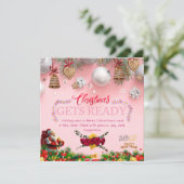 家族や友達に贈るユニークなクリスマスカード シーズンカード (スタンド正面)