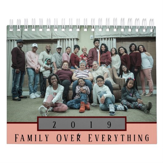 家族をテーマにしたカレンダー カレンダー (カバー)