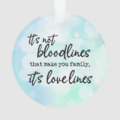 家族を作るのは血統じゃない オーナメント (裏面)