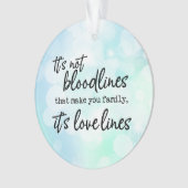 家族を作るのは血統じゃない オーナメント (正面)