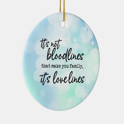 家族を作るのは血統じゃない セラミックオーナメント (右)