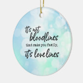 家族を作るのは血統じゃない セラミックオーナメント (左)