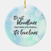 家族を作るのは血統じゃない セラミックオーナメント (裏面)