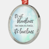 家族を作るのは血統じゃない メタルオーナメント (左)