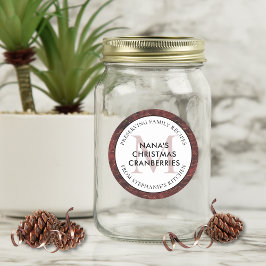 家族を守るレシピブルゴーニュのクリスマス ラウンドシール