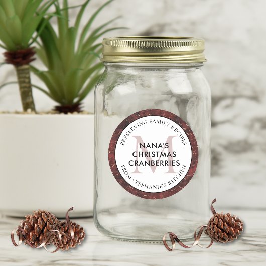 家族を守るレシピブルゴーニュのクリスマス ラウンドシール