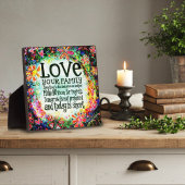 家族を愛する"インスピリシティ"プラーク フォトプラーク