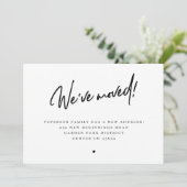 家族を新しモダンい住所に移した 案内状 (スタンド正面)