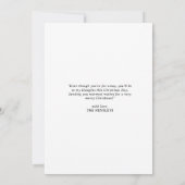 家族エレガントの写真と名前 |ハッピーホリデー 案内状 (裏面)