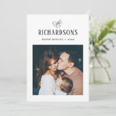 家族エレガントの写真と名前 | Warm Wishes シーズンカード (スタンド正面)