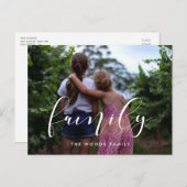 家族エレガントの写真の休日 ポストカード (正面/裏面)