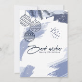 家族エレガントパーソナライズされたのクリスマスフォトカード シーズンカード (正面)