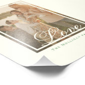 家族エレガントモノグラム写真ウォールアート フォトプリント            (角)