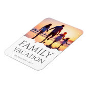 家族エレガント休暇 |家族旅行の写真 マグネット (左側)