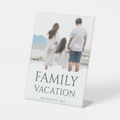 家族エレガント休暇 |家族旅行の写真 台座サイン (正面)