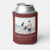 家族エレガント休暇 |家族旅行の写真 缶クーラー (缶裏面)