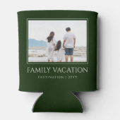 家族エレガント休暇 |家族旅行の写真 缶クーラー (裏面)