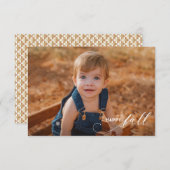 家族エレガント写真カスタム秋「Happy Photo」 (正面/裏面)