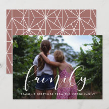 家族エレガント写真クリスマス