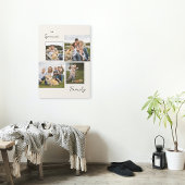 家族エレガント写真コラージュデコーキャンバス印刷 キャンバスプリント
