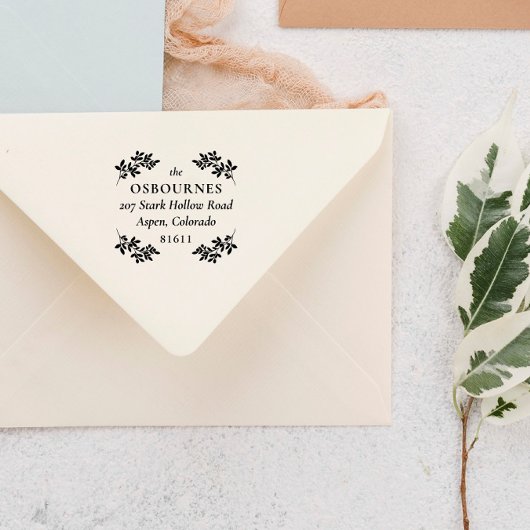 家族エレガント名ベリーグリーン ラバースタンプ