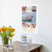 家族エレガント名渦巻形の6写真フォイルプリント 箔ポスター (レイダウン (キッチン))