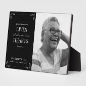 家族エレガント記念写真遺跡銘板 フォトプラーク (側面)