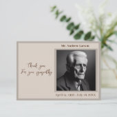 家族エレガント追悼碑 サンキューカード (スタンド正面)