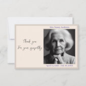 家族エレガント追悼碑 サンキューカード (正面)