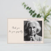 家族エレガント追悼碑 サンキューカード (スタンド正面)