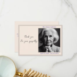 家族エレガント追悼碑 サンキューカード