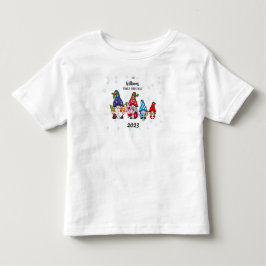 家族オリジナル ベビー 女の子 家庭の小人 トドラーTシャツ