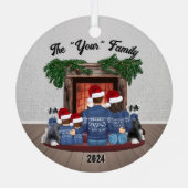 家族オーナメント2ハウンド少年 メタルオーナメント (裏面)