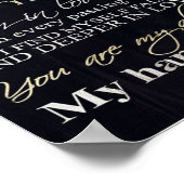 家族カスタマイズへの贈り物 |ご主人にプレゼント ポスター (角)