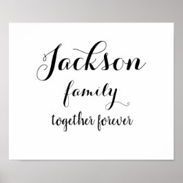 家族カスタマイズポスター ポスター