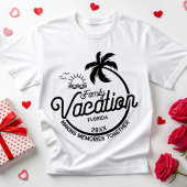 家族カスタマイズ休暇2025ファミリーグループトリップ Tシャツ