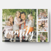 家族カスタマイズ写真コラージュ フォトプラーク (正面)