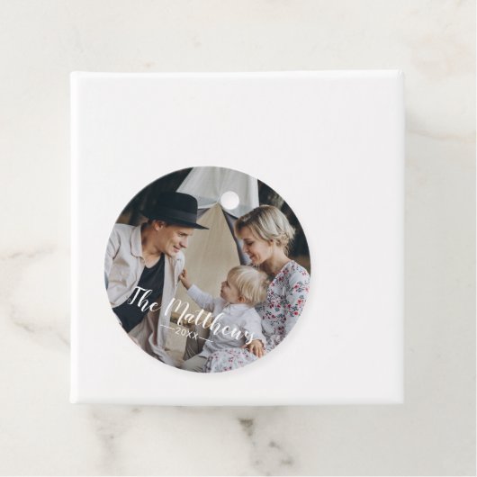 家族カスタムの休日の写真 フェイバータグ (インサイチュ)