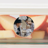 家族カスタムの休日の写真 ラベル (貼付)