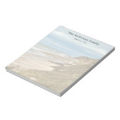 家族カスタムの写真ビーチ旅行 ノートパッド (回転)