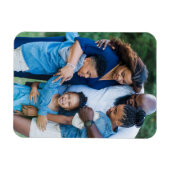 家族カスタムの写真自分で作成 マグネット (横)