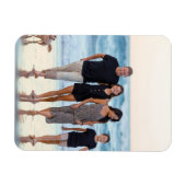 家族カスタムの写真自分で作成 マグネット (横)