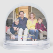 家族カスタム写真のクリスマス記念日の作成 (裏面)