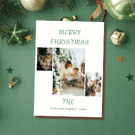 家族カスタム写真メリークリスマスカード シーズンカード